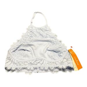 5/$20 NWT Colsie Light Blue Floral Lace Bralette XS